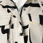Eula | Women’s Abstract Print Cropped Jacket
