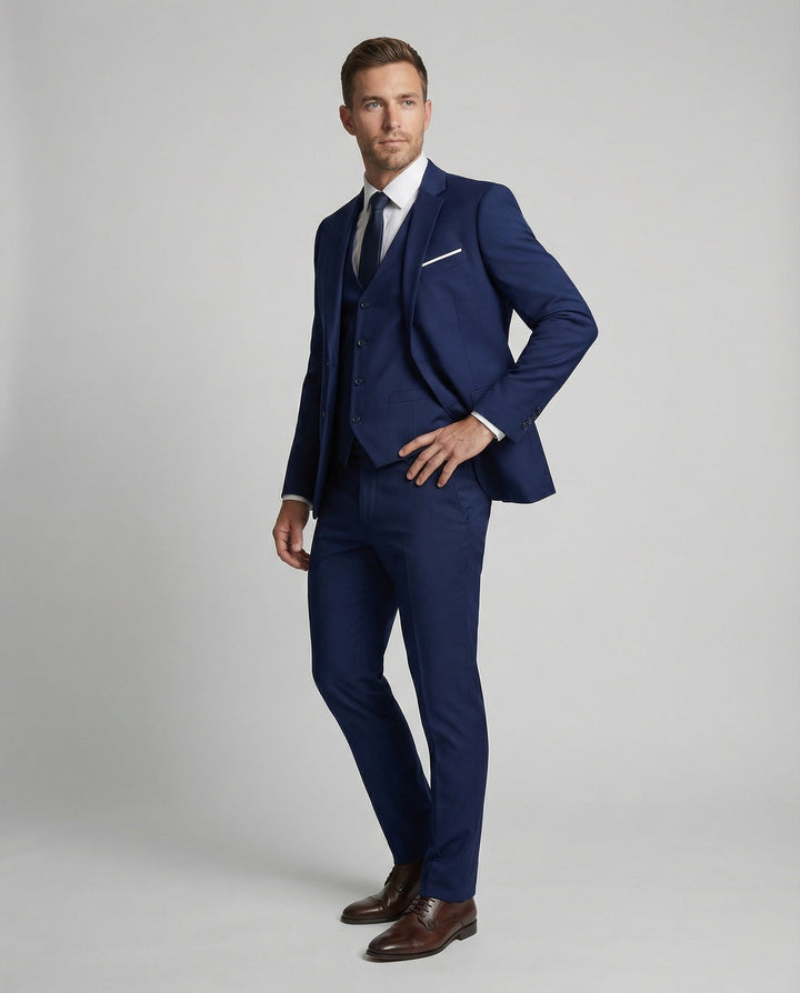 Inner lining and pocket craftsmanship of mens formal tailored suit