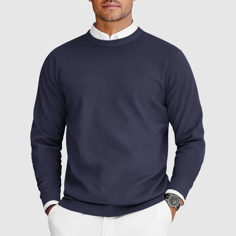 Close up of mens fashion knitwear apparel and winter pullover texture