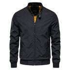 James | Men’s Zip Up Classic Bomber Jacket