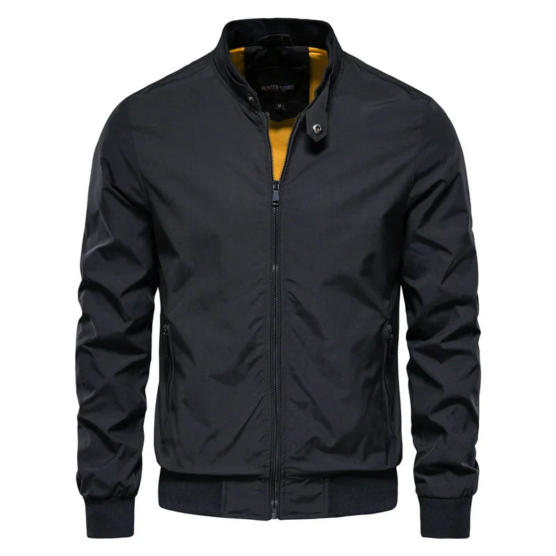 James | Men’s Zip Up Classic Bomber Jacket