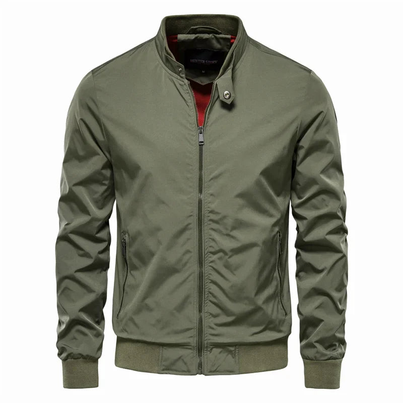 James | Men’s Zip Up Classic Bomber Jacket