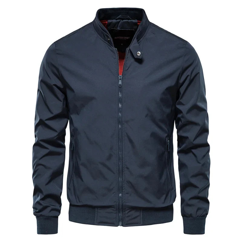 James | Men’s Zip Up Classic Bomber Jacket