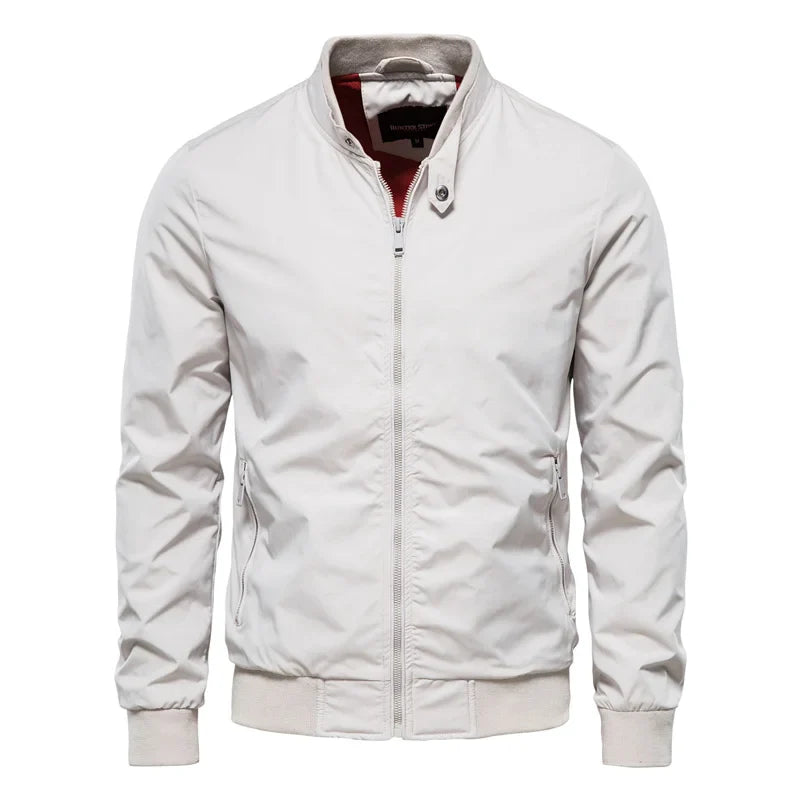 James | Men’s Zip Up Classic Bomber Jacket