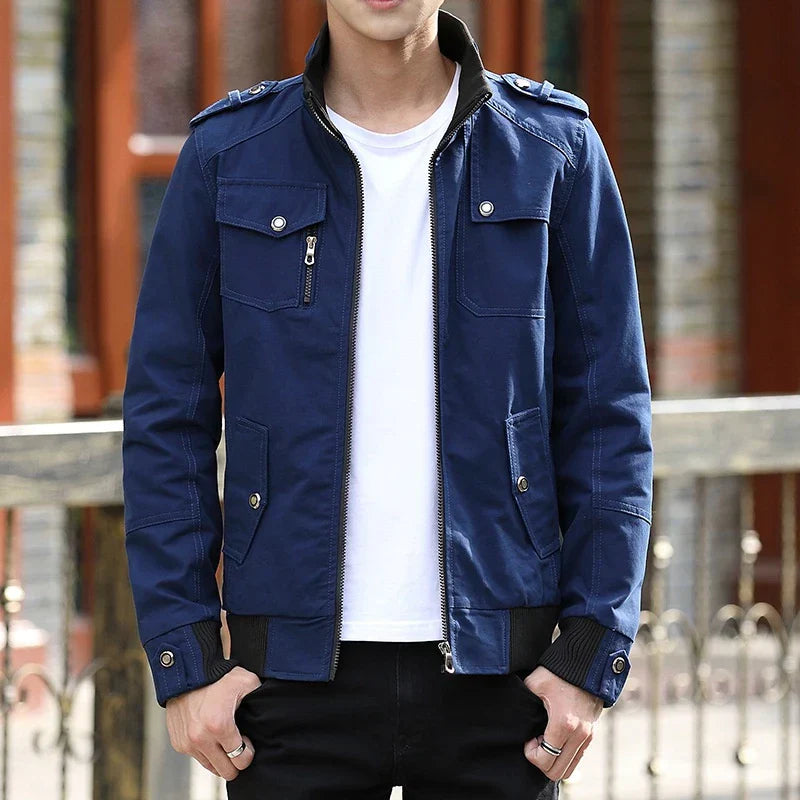 Ronnel | Men’s Zip Up Casual Bomber Jacket