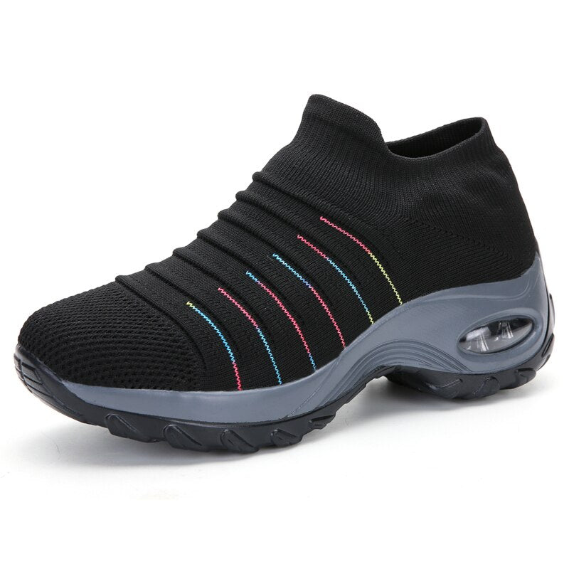 Lightweight cushioned sneakers designed for womens foot comfort