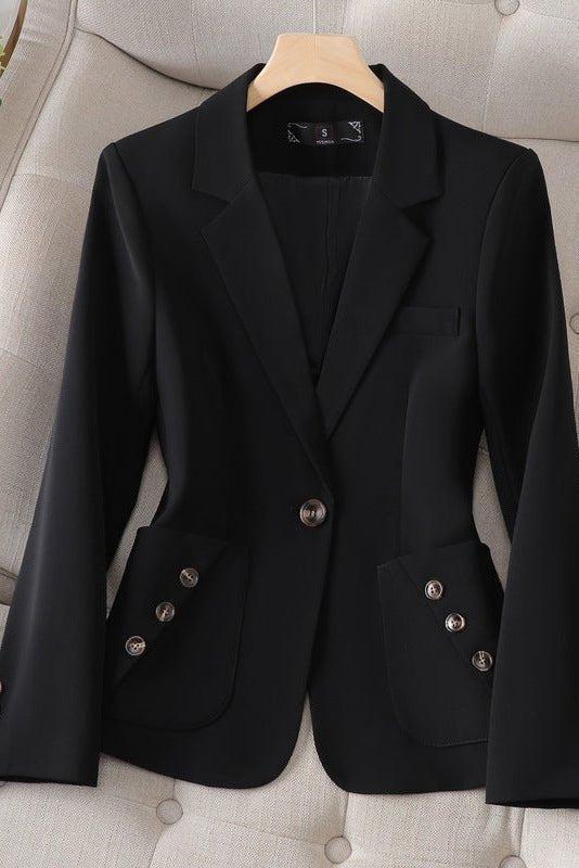 Aurevina | Women’s Tailored Button Blazer