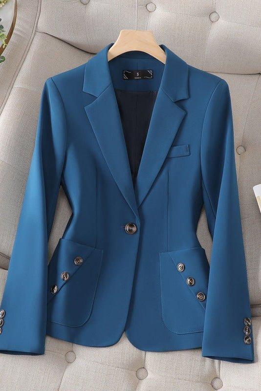 Aurevina | Women’s Tailored Button Blazer
