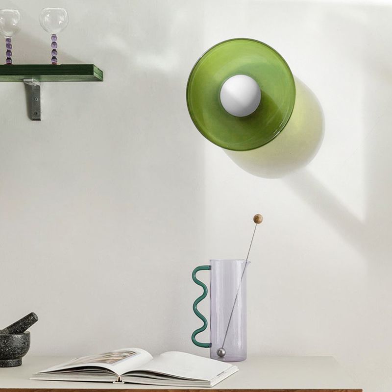 Minimal flush mount ceiling light showing side profile and sleek modern profile