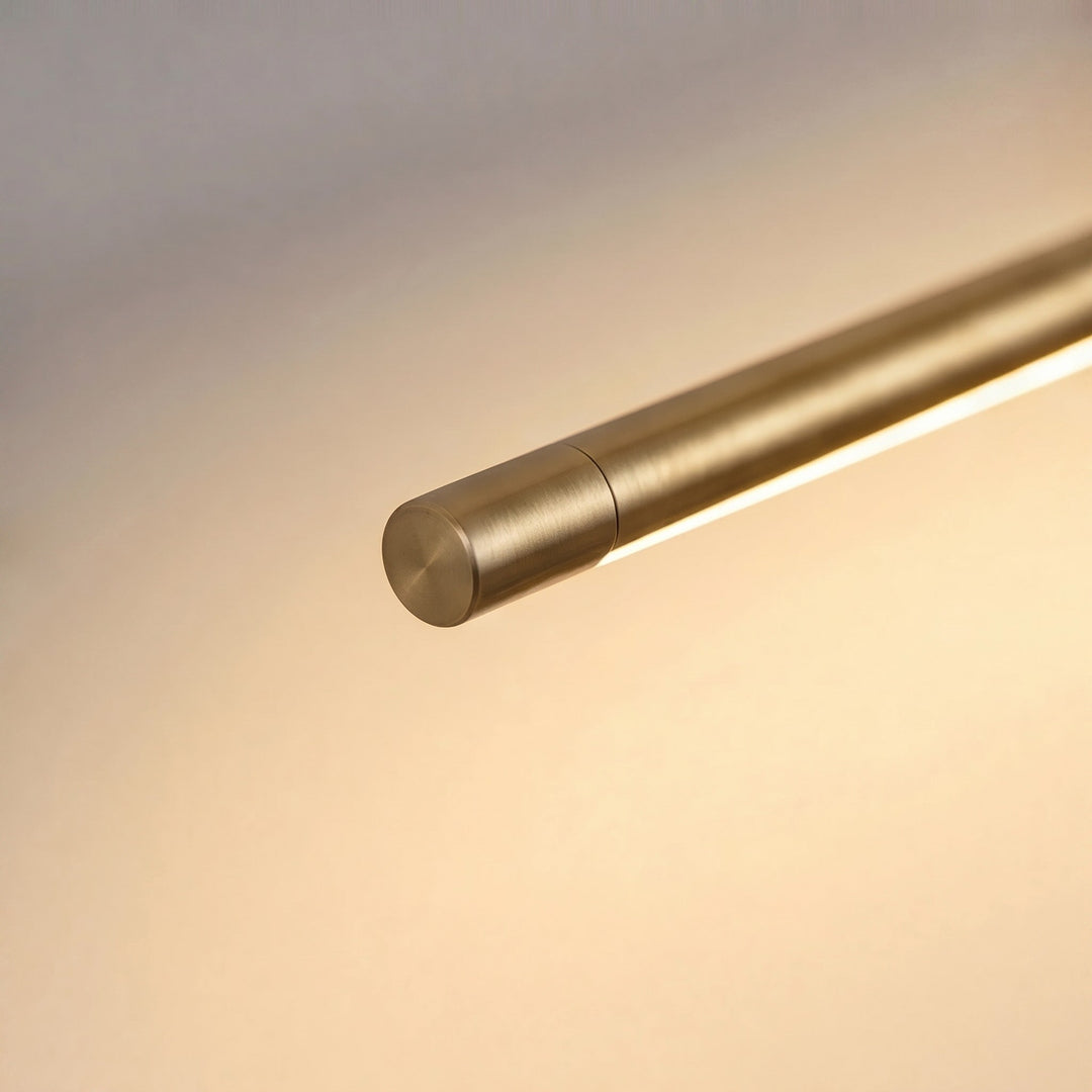 Energy-efficient LED lighting installed as a stylish vanity light