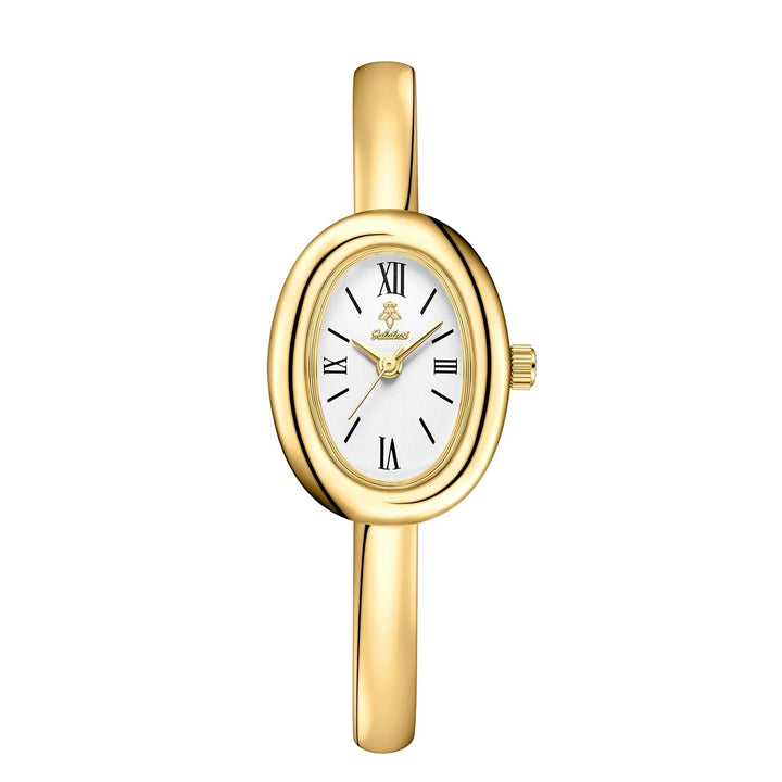 Stylish ladies watch featuring a secure clasp and slim strap