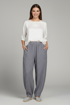 Women’s Elastic Waist Fit Trousers
