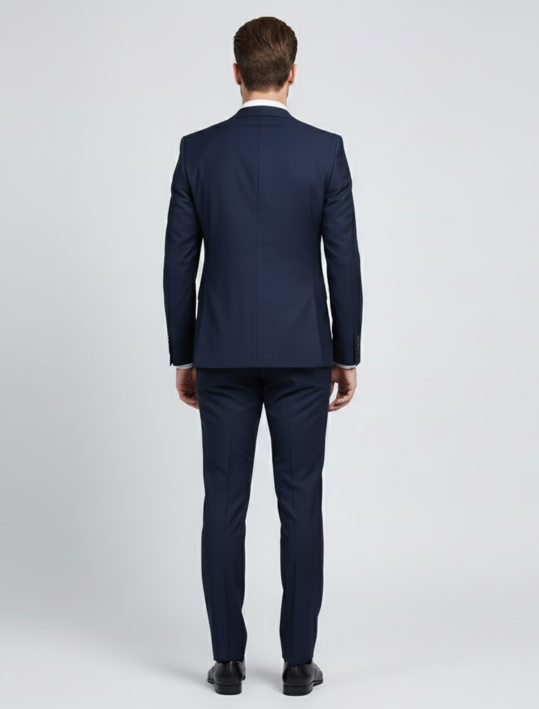 Mens modern fit two piece suit set in business attire