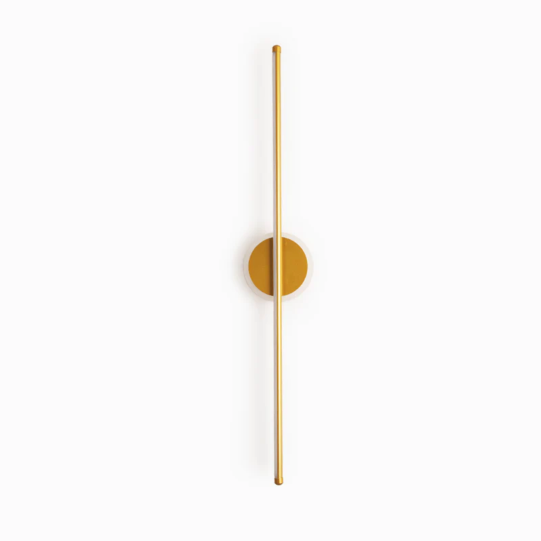 Contemporary interior lighting setup using stylish wall lamps