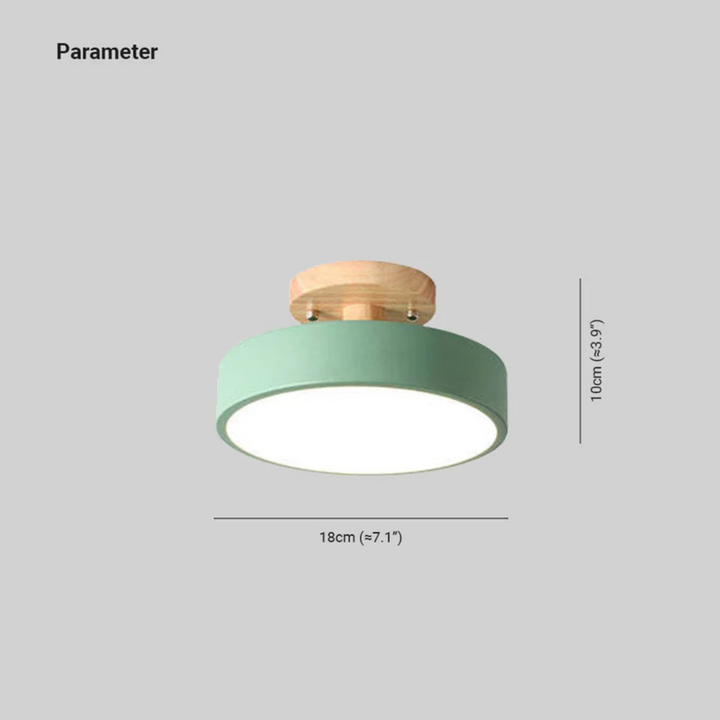 Sleek contemporary ceiling light blending seamlessly with neutral room aesthetics