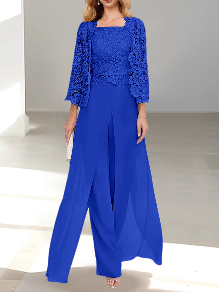Classic formal pantsuit set designed for special events