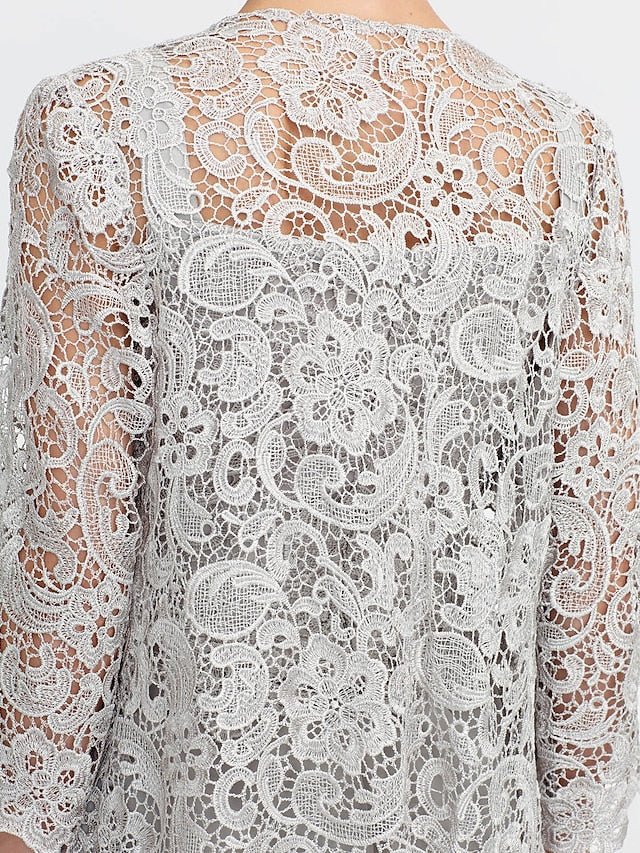 Elegant wedding guest pantsuit featuring wide leg trousers