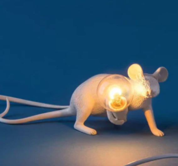 Decorative animal lighting piece styled in modern home decor