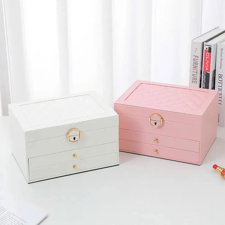 Full set view of the multitier storage box for women
