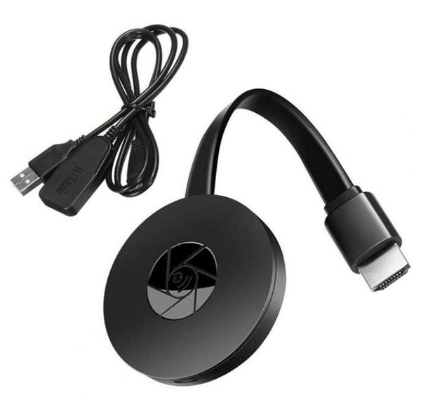 Complete electronics kit featuring HDMI streaming stick and power cable