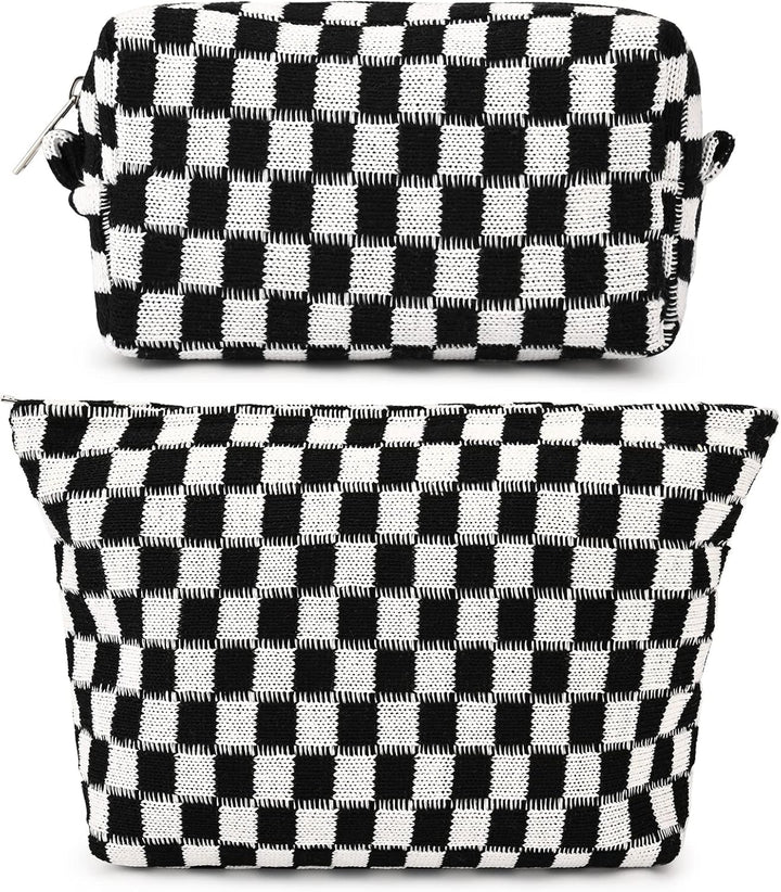 Chic beauty case and cosmetic bag with durable zipper closure