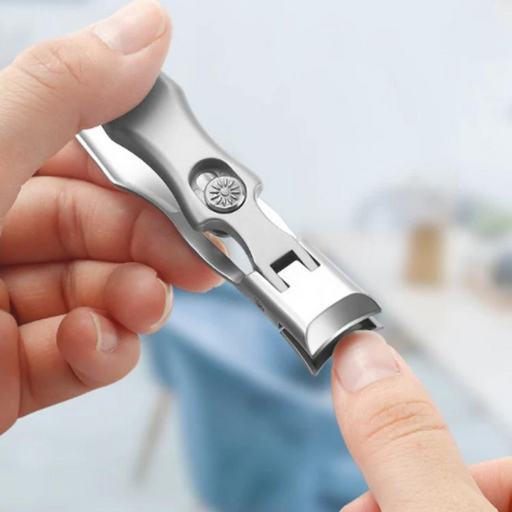 Portable manicure tool and thick nail cutter in stainless steel