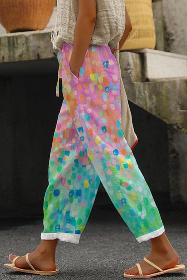 Stylish womens tapered trousers showcasing ankle length hem design