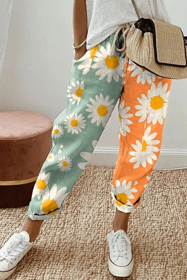 Smart casual office wear bottoms with clean front seam details