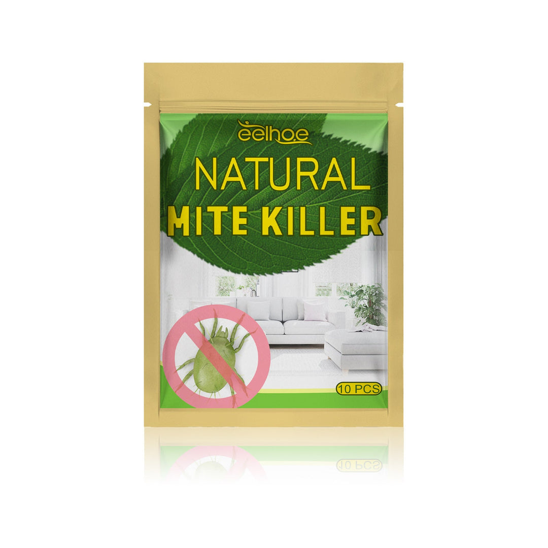 Natural Mite Killer packaging pouch in 10 pcs set