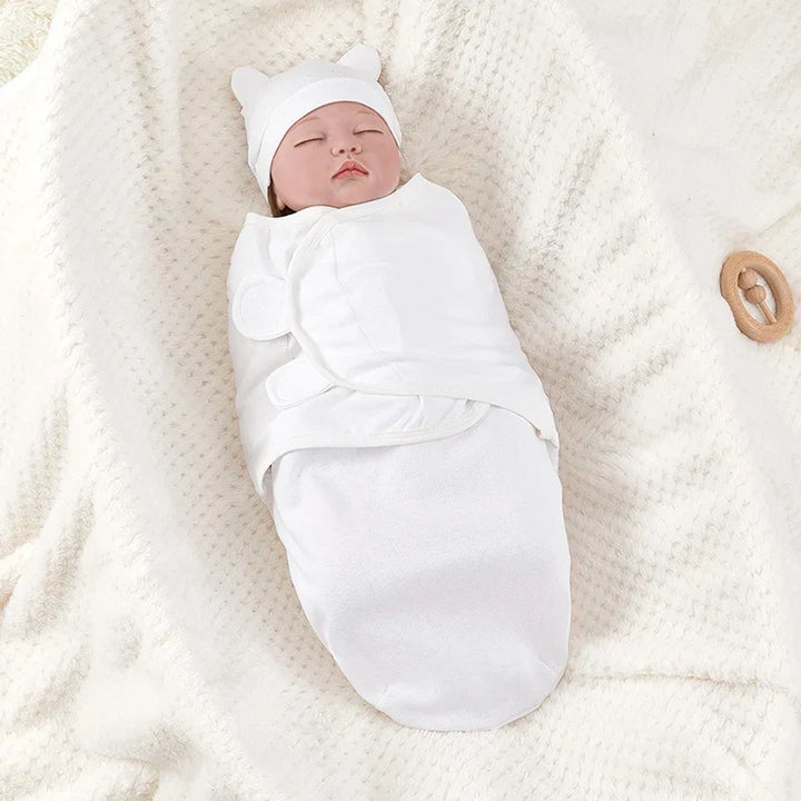 Unisex newborn swaddle blanket providing cozy and secure sleep