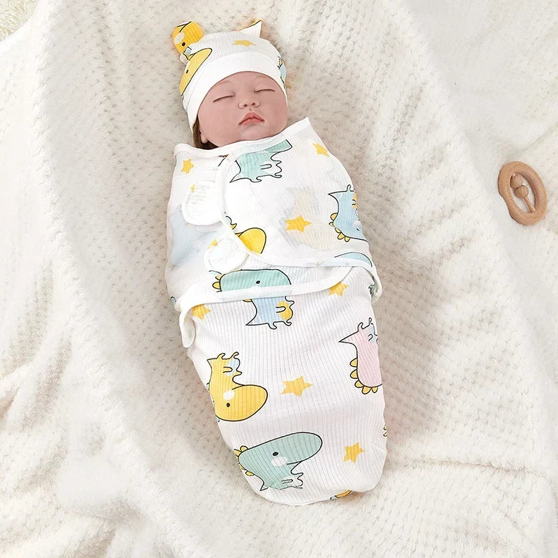 Essential baby shower gift featuring an adjustable swaddle blanket
