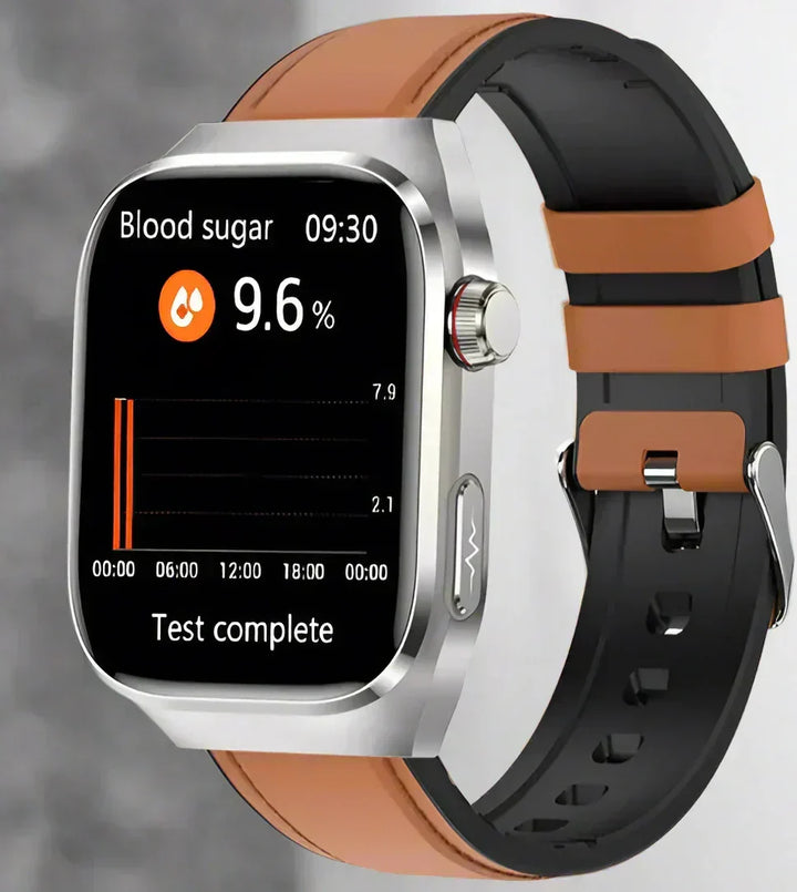 Health tracking fitness watch showing incoming Bluetooth call notification