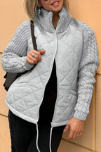 Brienne | Women’s Quilted Mock Neck Jacket