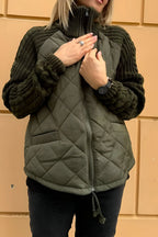 Brienne | Women’s Quilted Mock Neck Jacket