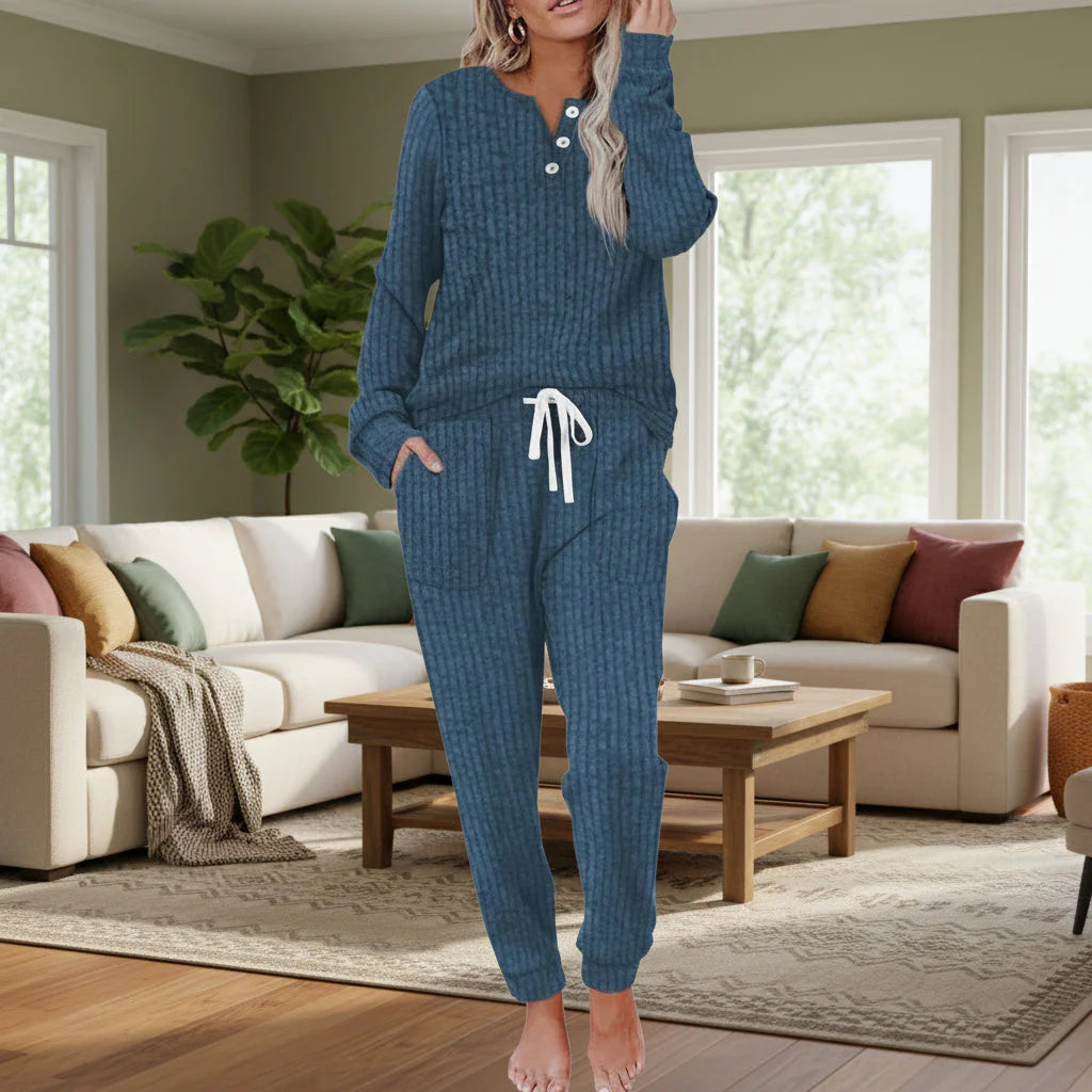 Arielleth | Women’s Ribbed Loungewear Set