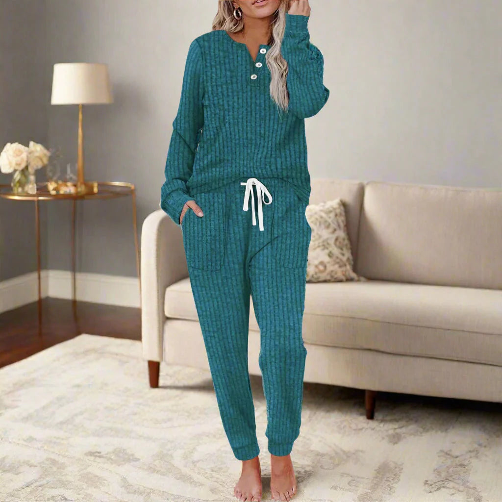 Arielleth | Women’s Ribbed Loungewear Set