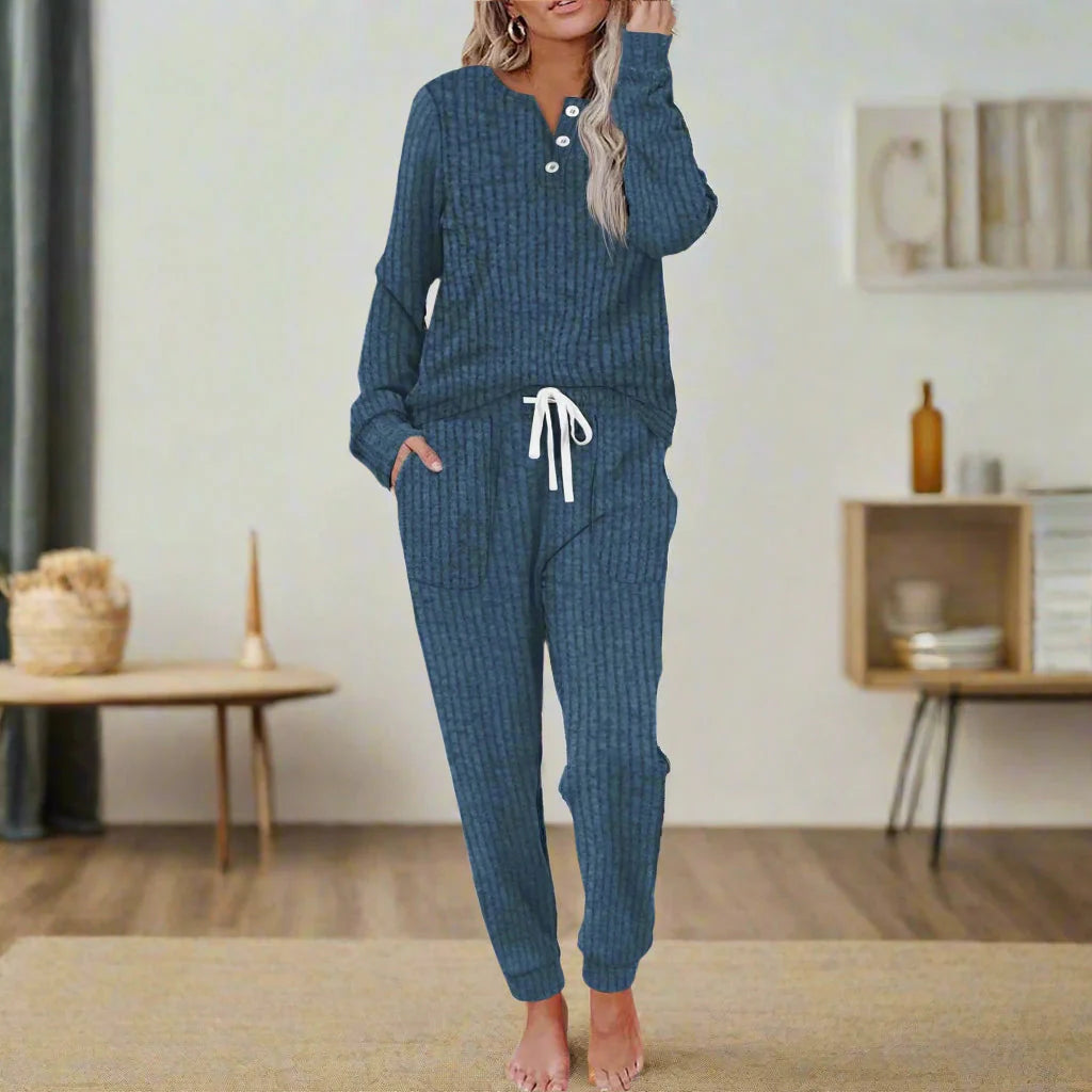 Arielleth | Women’s Ribbed Loungewear Set
