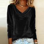 Avelisse | Women’s Cowl Neck Long Sleeve Sweater