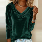 Avelisse | Women’s Cowl Neck Long Sleeve Sweater