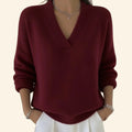 Aira | Women’s V Neck Long Sleeve Sweater