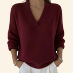 Aira | Women’s V Neck Long Sleeve Sweater