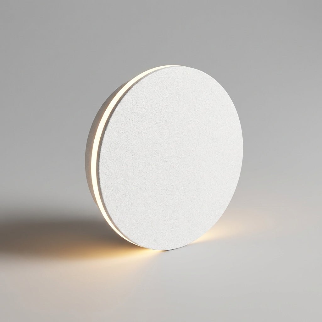 Minimalist design exterior light mounted on a house facade for modern outdoor decor.