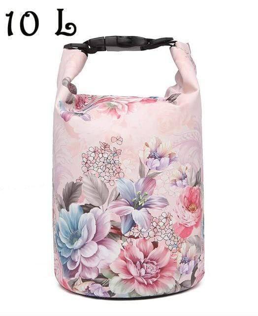 Compact outdoor storage waterproof dry bag folded for easy travel packing