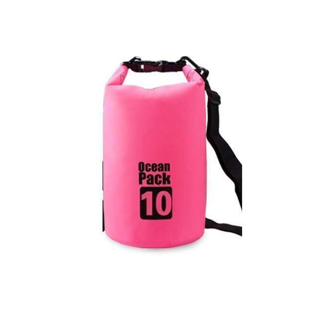 Water sports waterproof dry bag protecting electronics and clothing items