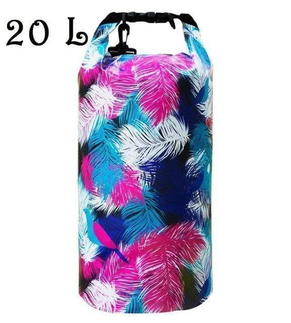 Fishing gear stored safely inside a reliable waterproof dry bag on a boat