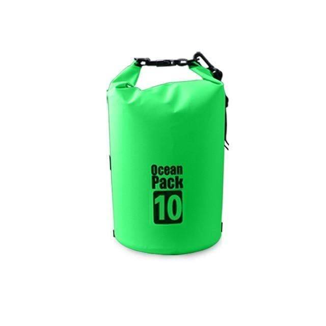 Boating accessories waterproof dry bag strapped to a paddleboard for safety