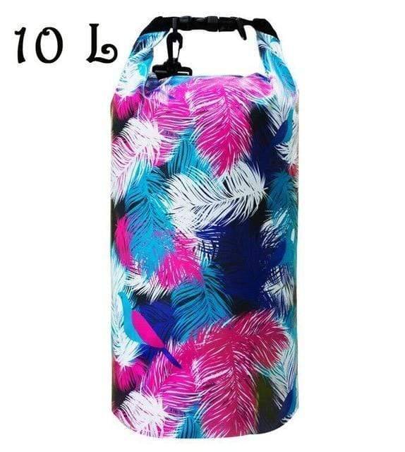 Brightly colored waterproof dry bag for kayaking and high visibility outdoors