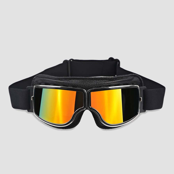 Motorcycle eyewear designed to fit comfortably over prescription glasses
