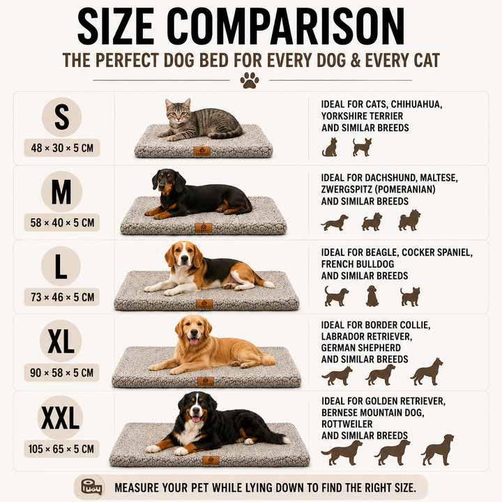 Durable dog supplies pet bed showing zipper and removable cover