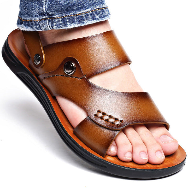 Women's classic open toe slingback flat sandals for summer